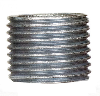 3/8 IP Steel Nipple; Zinc Plated; 1/2'' Length; 5/8'' Wide (27|90/2128)