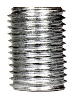 1/4 IP Steel Nipple; Zinc Plated; 5/8'' Length; 1/2'' Wide (27|90/1199)