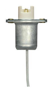 Recessed Contact Lampholder; R75/RX75 Base; Front Flange Mounting; 18'' Wire; 1500W; 600V (27|80/2364)