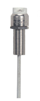 Porcelain Halogen Socket; 6'' SF-1 200C Leads; R7S Base; 1-1/8'' Nipple; 16 GA Wire; (27|80/1914)