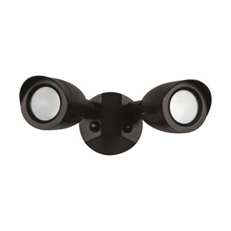 LED Security Light; Dual Head; Bronze Finish; 4000K (81|65/718)