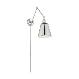 Bayard Swing Arm Lamp; Polished Nickel with Switch (81|60/7368)