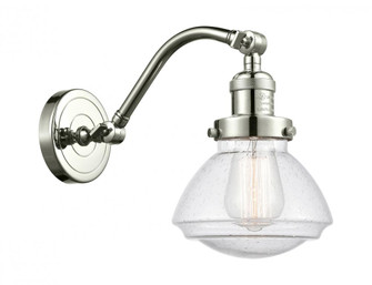 Olean - 1 Light - 7 inch - Polished Nickel - Adjustable Sconce (3442|515-1W-PN-G324-LED)