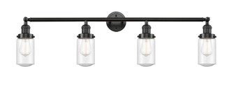 Dover - 4 Light - 43 inch - Oil Rubbed Bronze - Adjustable Bath Vanity Light (3442|215-OB-G314)