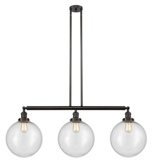 Beacon - 3 Light - 44 inch - Oil Rubbed Bronze - Stem Hung - Adjustable Island Light (3442|213-OB-G204-12-LED)