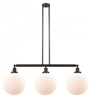 Beacon - 3 Light - 44 inch - Oil Rubbed Bronze - Stem Hung - Island Light (3442|213-OB-G201-12-LED)