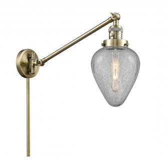Geneseo - 1 Light - 8 inch - Antique Brass -Adjustable Swing Arm (3442|237-AB-G165)