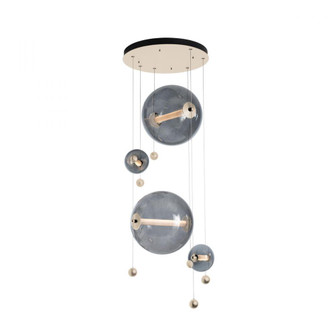 Abacus 4-Light Round LED Pendant (65|139052-LED-STND-84-YL0694)