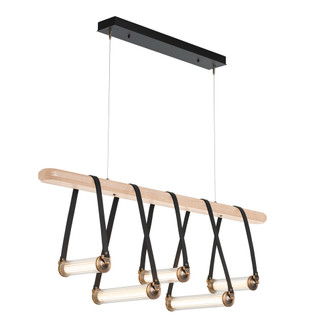 York Linear 5-Light LED Pendant (65|131053-LED-STND-10-27-LK-WD-ZM0704)