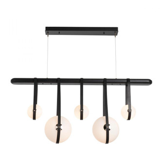 Derby Linear 5-Light LED Pendant (65|131046-LED-STND-10-27-LC-WB-GG0701)