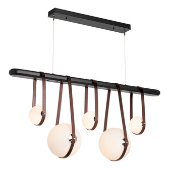 Derby Linear 5-Light LED Pendant (65|131046-LED-STND-10-24-LB-WB-GG0701)