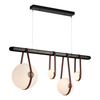 Derby Linear 4-Light LED Pendant (65|131043-LED-STND-10-27-LB-WB-GG0702)