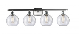 Athens - 4 Light - 38 inch - Brushed Satin Nickel - Bath Vanity Light (3442|516-4W-SN-G124-8)