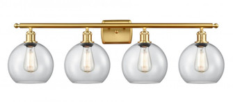 Athens - 4 Light - 38 inch - Satin Gold - Bath Vanity Light (3442|516-4W-SG-G122-8)