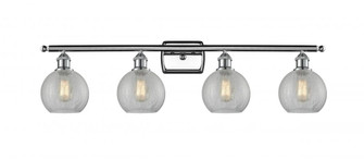 Athens - 4 Light - 38 inch - Polished Chrome - Bath Vanity Light (3442|516-4W-PC-G125-8)