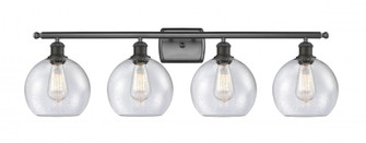 Athens - 4 Light - 38 inch - Oil Rubbed Bronze - Bath Vanity Light (3442|516-4W-OB-G124-8-LED)