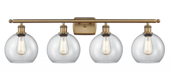 Athens - 4 Light - 38 inch - Brushed Brass - Bath Vanity Light (3442|516-4W-BB-G122-8-LED)