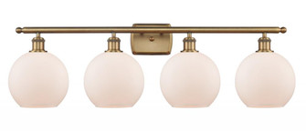 Athens - 4 Light - 38 inch - Brushed Brass - Bath Vanity Light (3442|516-4W-BB-G121-8)