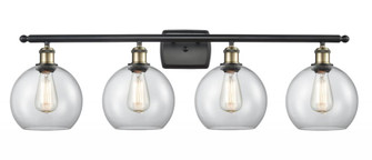 Athens - 4 Light - 38 inch - Black Antique Brass - Bath Vanity Light (3442|516-4W-BAB-G122-8)
