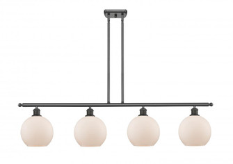 Athens - 4 Light - 48 inch - Oil Rubbed Bronze - Cord hung - Island Light (3442|516-4I-OB-G121-8-LED)