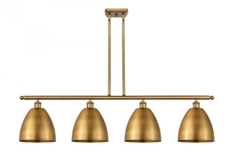 Bristol - 4 Light - 48 inch - Brushed Brass - Cord hung - Island Light (3442|516-4I-BB-MBD-9-BB)