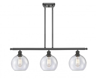 Athens - 3 Light - 36 inch - Oil Rubbed Bronze - Cord hung - Island Light (3442|516-3I-OB-G124-8)