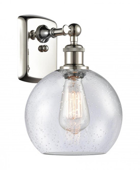 Athens - 1 Light - 8 inch - Polished Nickel - Sconce (3442|516-1W-PN-G124-8-LED)