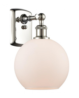 Athens - 1 Light - 8 inch - Polished Nickel - Sconce (3442|516-1W-PN-G121-8-LED)