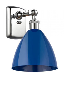 Plymouth - 1 Light - 8 inch - Polished Chrome - Sconce (3442|516-1W-PC-MBD-75-BL-LED)