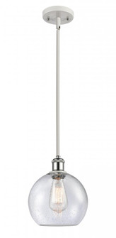 Athens - 1 Light - 8 inch - White Polished Chrome - Mini Pendant (3442|516-1S-WPC-G124-8)