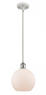 Athens - 1 Light - 8 inch - White Polished Chrome - Mini Pendant (3442|516-1S-WPC-G121-8)