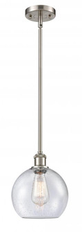 Athens - 1 Light - 8 inch - Brushed Satin Nickel - Mini Pendant (3442|516-1S-SN-G124-8)