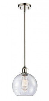 Athens - 1 Light - 8 inch - Polished Nickel - Mini Pendant (3442|516-1S-PN-G124-8)