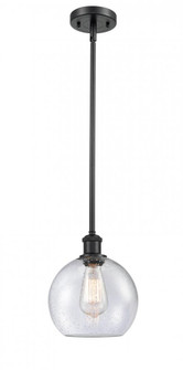 Athens - 1 Light - 8 inch - Matte Black - Mini Pendant (3442|516-1S-BK-G124-8-LED)
