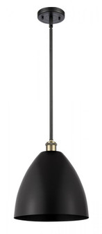 Bristol - 1 Light - 12 inch - Black Antique Brass - Pendant (3442|516-1S-BAB-MBD-12-BK)