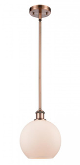 Athens - 1 Light - 8 inch - Antique Copper - Mini Pendant (3442|516-1S-AC-G121-8-LED)