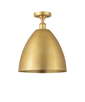 Bristol - 1 Light - 12 inch - Satin Gold - Semi-Flush Mount (3442|516-1C-SG-MBD-12-SG-LED)