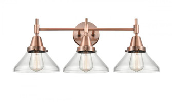 Caden - 3 Light - 26 inch - Antique Copper - Bath Vanity Light (3442|447-3W-AC-G4472)