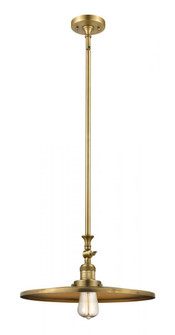 Appalachian - 1 Light - 16 inch - Brushed Brass - Stem Hung - Adjustable Mini Pendant (3442|206-BB-MFR-BB-16-LED)