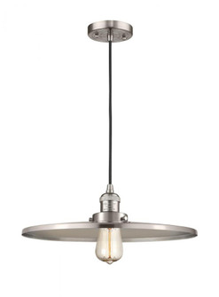 Appalachian - 1 Light - 16 inch - Brushed Satin Nickel - Cord hung - Mini Pendant (3442|201C-SN-MFR-SN-16-LED)