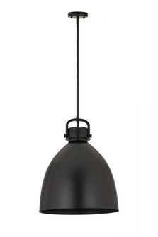 Newton Bell Pendant (3442|712-1S-BK-M712-18BK-LED)