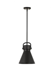 Newton Cone Mini Pendant (3442|710-1S-BK-M711-10BK-LED)