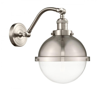 Hampden - 1 Light - 9 inch - Brushed Satin Nickel - Adjustable Sconce (3442|515-1W-SN-HFS-82-SN-LED)