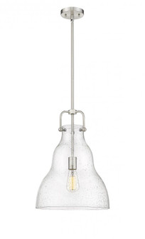 Haverhill - 1 Light - 14 inch - Brushed Satin Nickel - Stem hung - Pendant (3442|494-1S-SN-G594-14-LED)