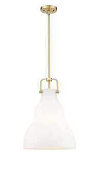 Haverhill - 1 Light - 14 inch - Satin Gold - Cord hung - Pendant (3442|494-1S-SG-G591-14-LED)