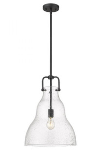 Haverhill - 1 Light - 14 inch - Matte Black - Cord hung - Pendant (3442|494-1S-BK-G594-14)