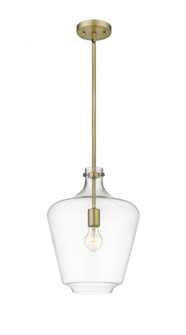 Norwalk - 1 Light - 12 inch - Brushed Brass - Stem hung - Mini Pendant (3442|493-1S-BB-G502-12)