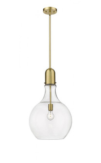 Amherst - 1 Light - 14 inch - Satin Gold - Stem hung - Pendant (3442|492-1S-SG-G582-14-LED)