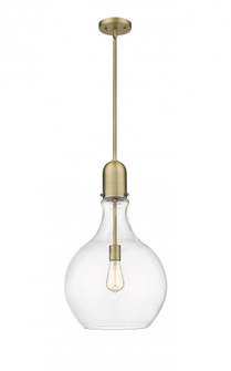 Amherst - 1 Light - 14 inch - Brushed Brass - Stem hung - Pendant (3442|492-1S-BB-G582-14)