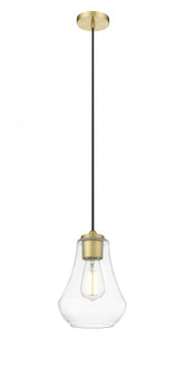 Fairfield - 1 Light - 7 inch - Satin Gold - Cord hung - Mini Pendant (3442|490-1P-SG-G572-7)